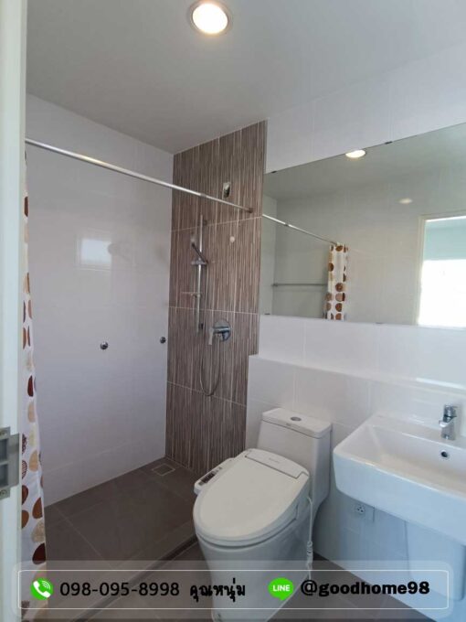 Villaggio ปิ่นเกล้า ศาลายา ขายบ้านรีโนเวทใหม่ ห้องน้ำ สุขภัณฑ์อัจฉริยะ American Standard